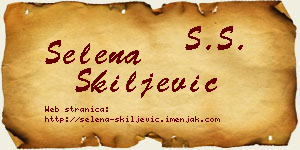 Selena Škiljević vizit kartica